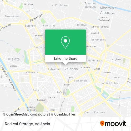 Radical Storage map