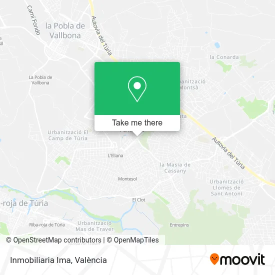 Inmobiliaria Ima map