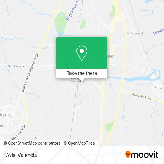 Avis map
