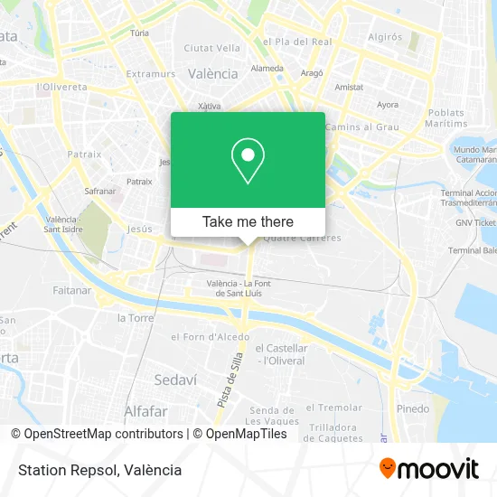 Station Repsol map