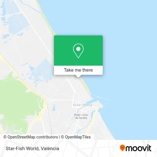 Star-Fish World map