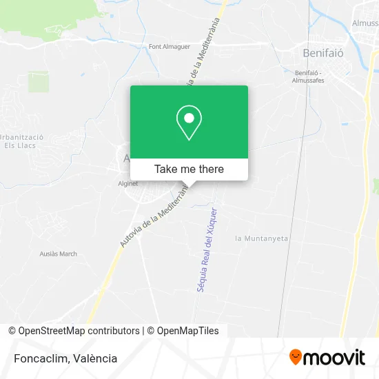 Foncaclim map