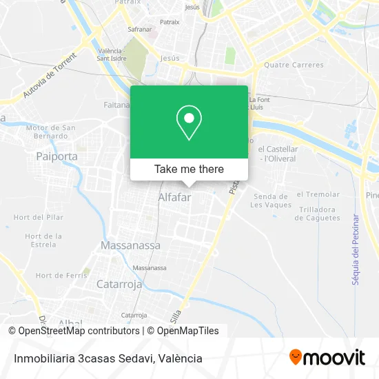 Inmobiliaria 3casas Sedavi map