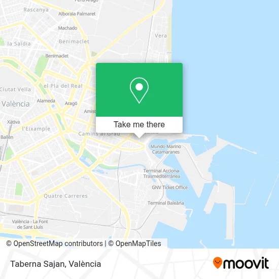 Taberna Sajan map