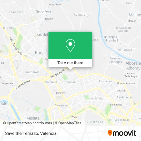 Save the  Temazo map