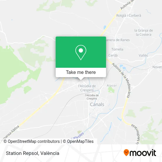 Station Repsol map