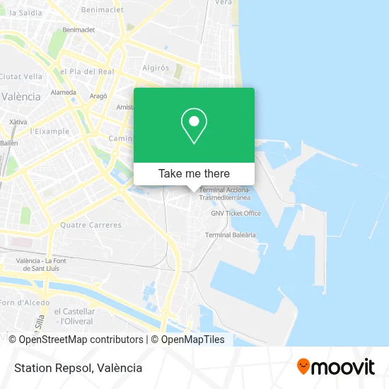 Station Repsol map