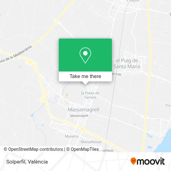 Solperfil map
