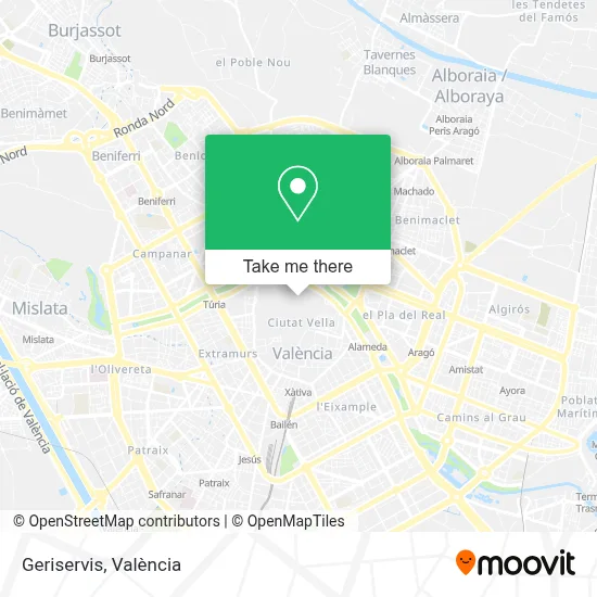 Geriservis map