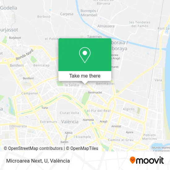 Microarea Next, U map