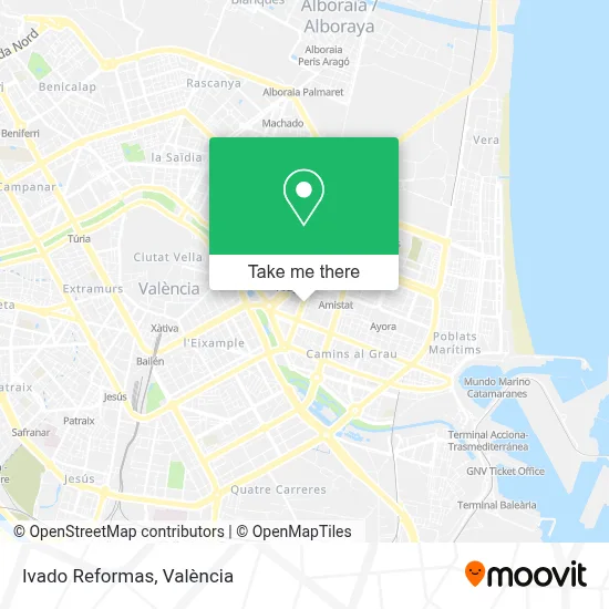 Ivado Reformas map