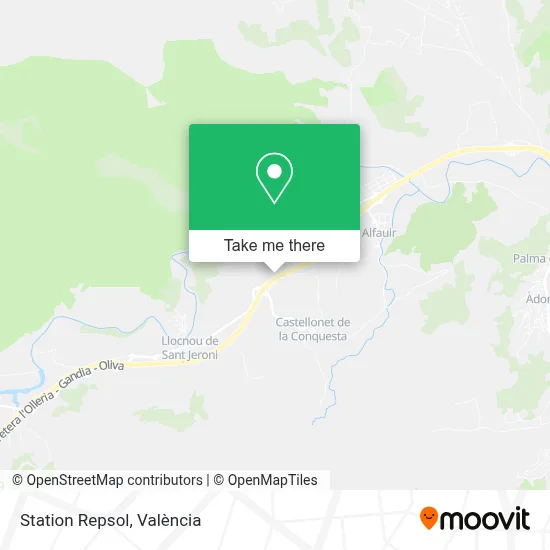 Station Repsol map