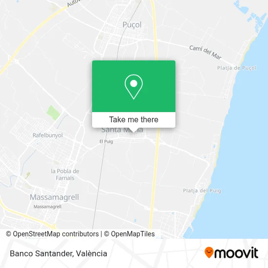 Banco Santander map