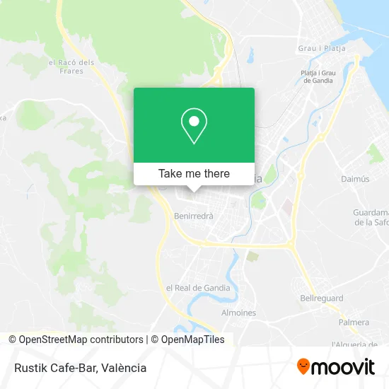 Rustik Cafe-Bar map