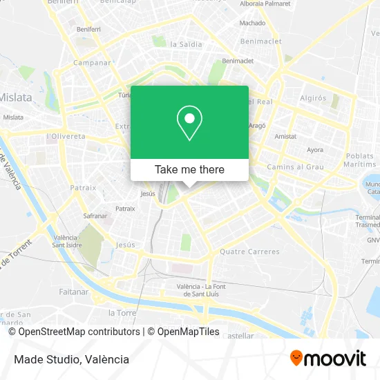 Made Studio map