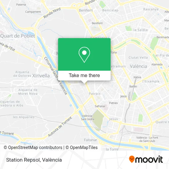Station Repsol map