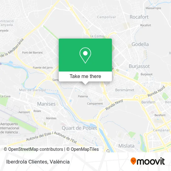 Iberdrola Clientes map