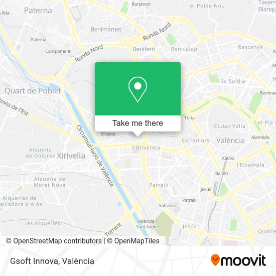 Gsoft Innova map
