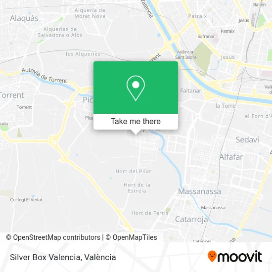Silver Box Valencia map