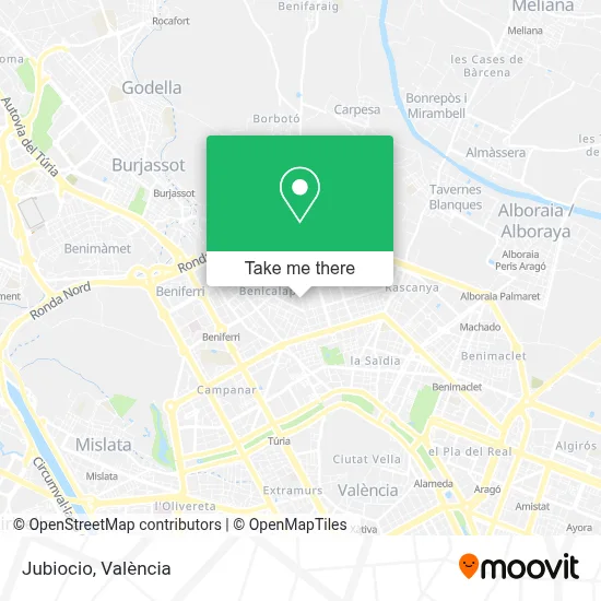 Jubiocio map