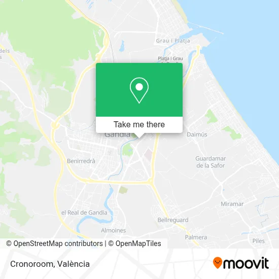 Cronoroom map