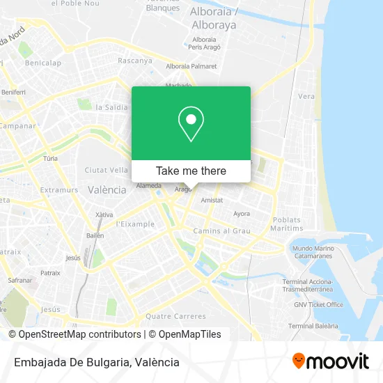 Embajada De Bulgaria map