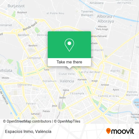 Espacios Inmo map