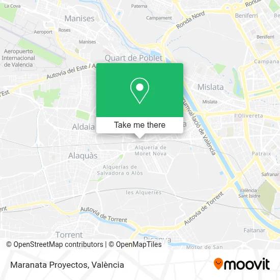 Maranata Proyectos map