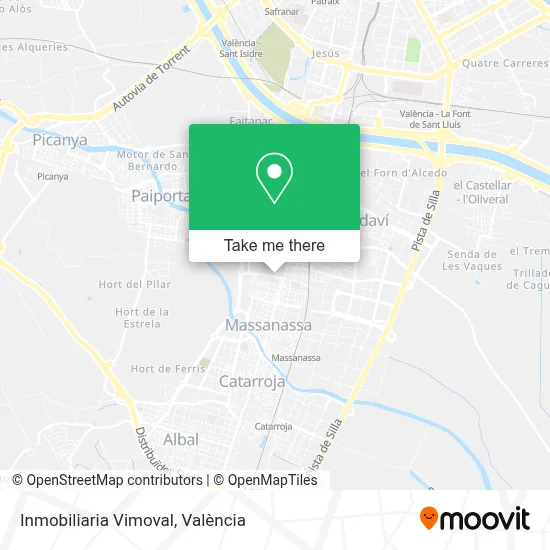 Inmobiliaria Vimoval map