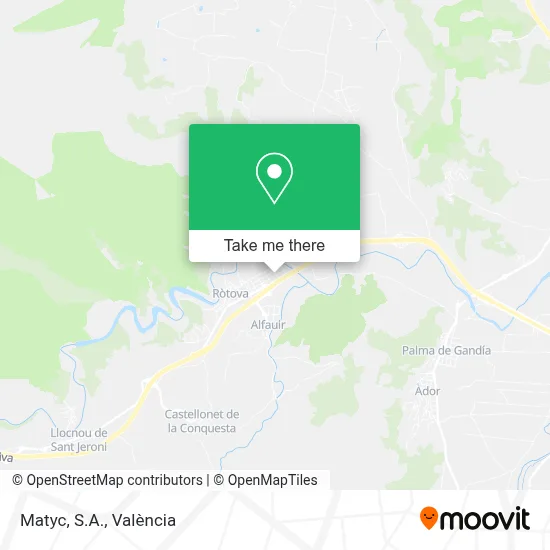 Matyc, S.A. map