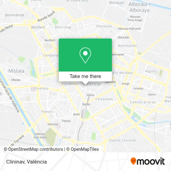 Clininav map