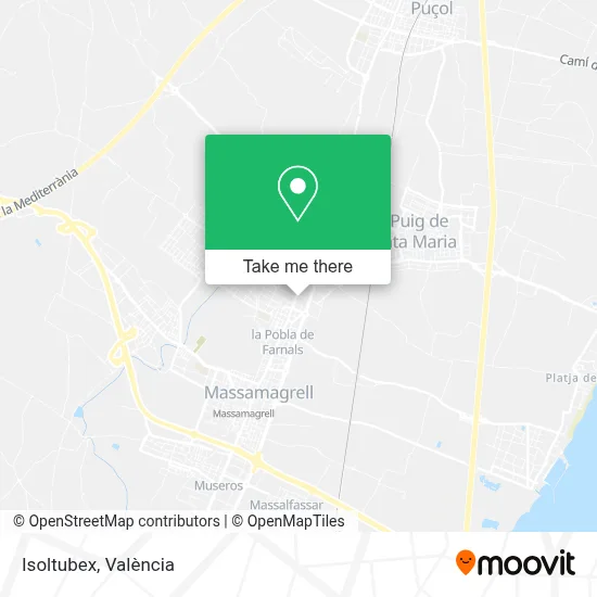 Isoltubex map