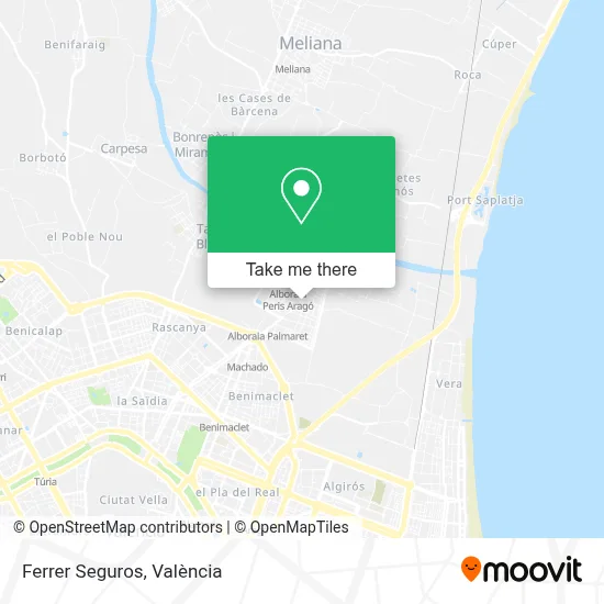 Ferrer Seguros map