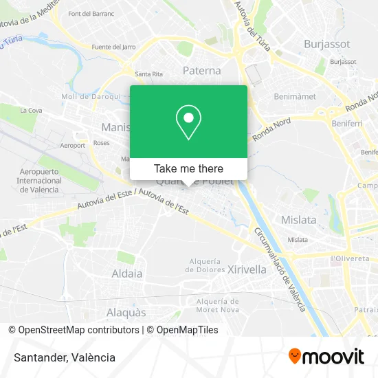 Santander map