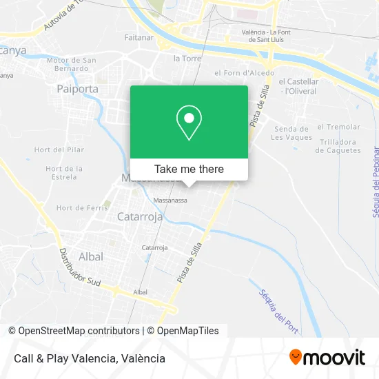 Call & Play Valencia map