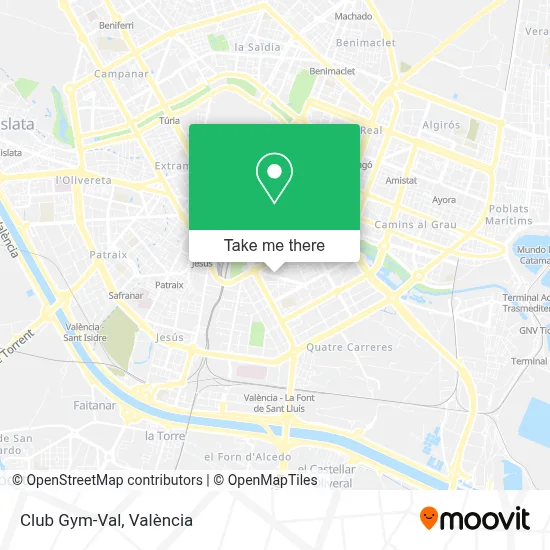 Club Gym-Val map
