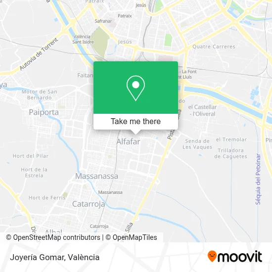 Joyería Gomar map