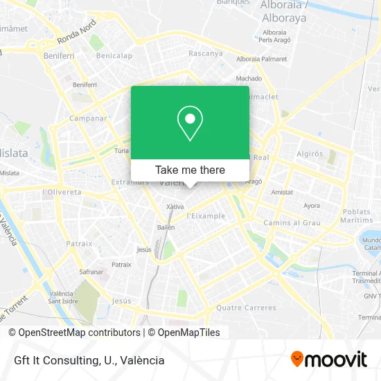 Gft It Consulting, U. map
