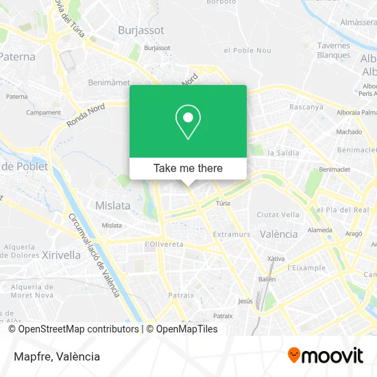 Mapfre map