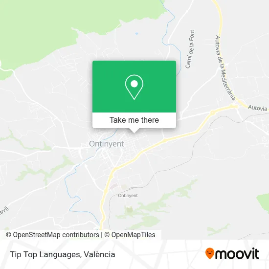 Tip Top Languages map