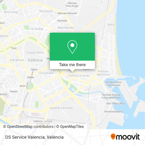 DS Service Valencia map