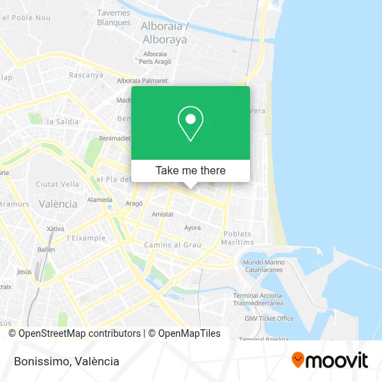 Bonissimo map