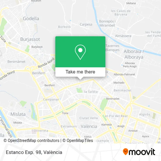 Estanco Exp. 98 map