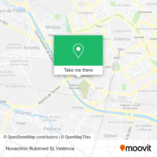 Novaclinic Rubimed Sl map