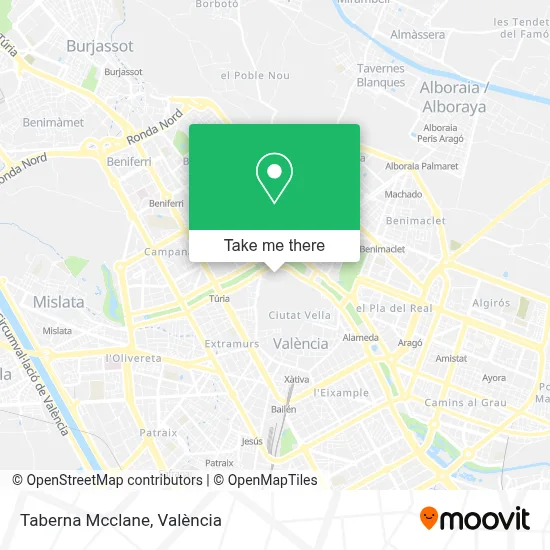 Taberna Mcclane map