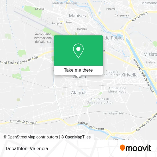 Decathlon map