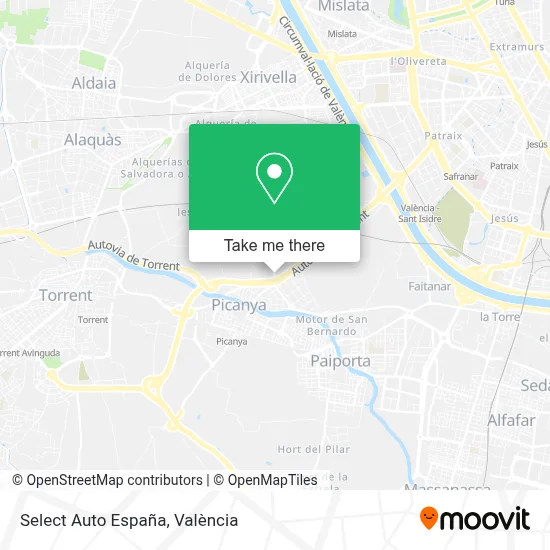 Select Auto España map
