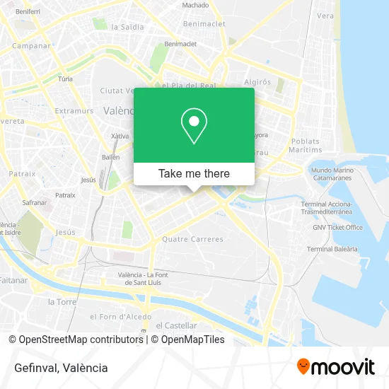 Gefinval map
