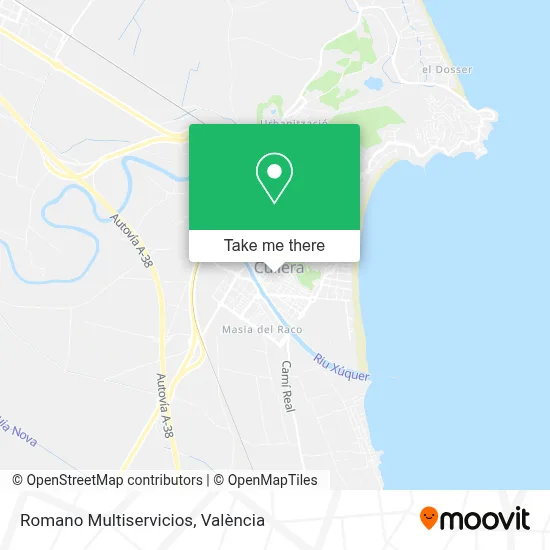 Romano Multiservicios map