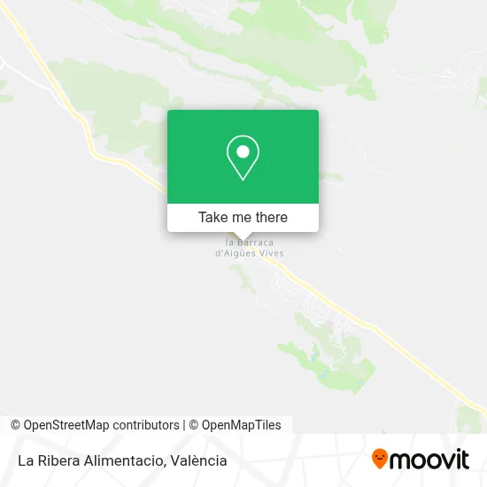 La Ribera Alimentacio map
